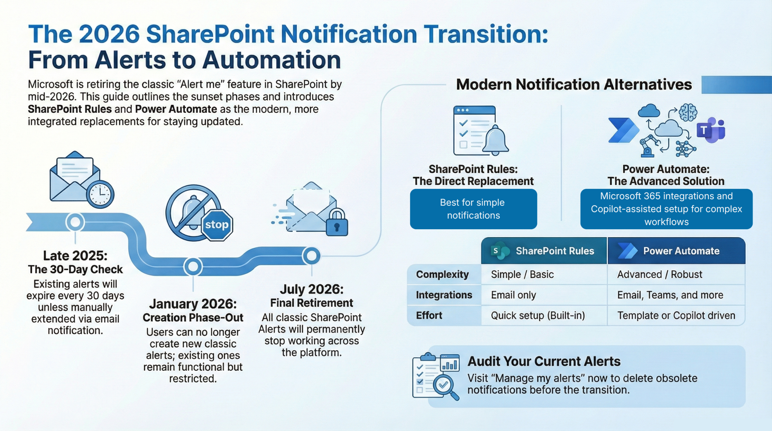 SharePoint Alerts are Retiring: What You Need to Know