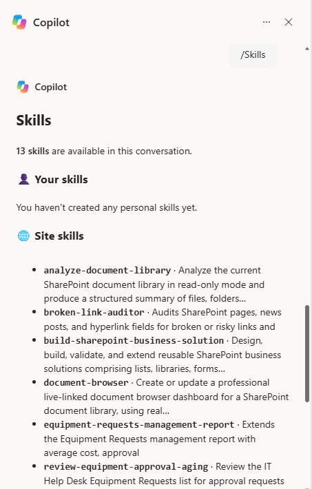 /Skills